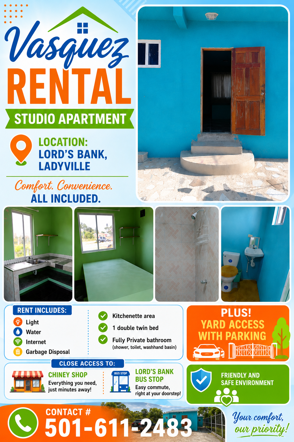 Vasquez Studio Apartment Rental gallery 2