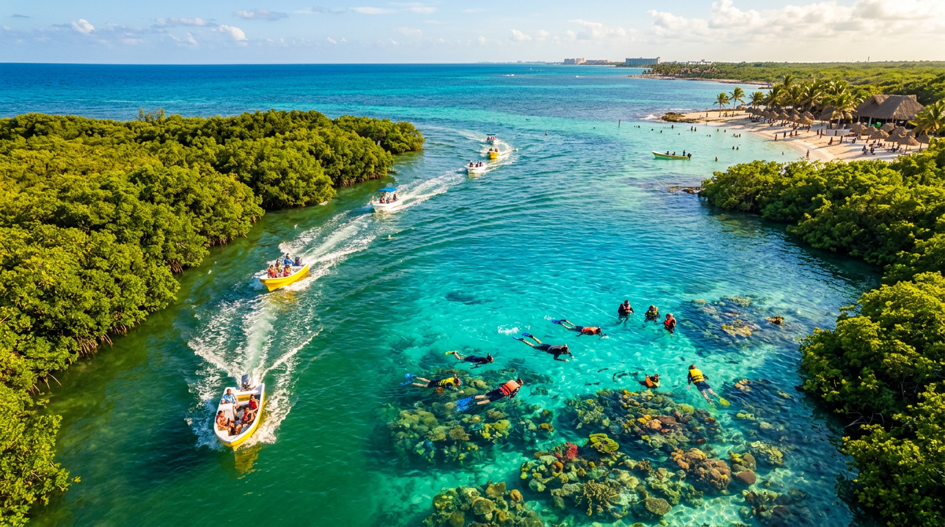 Cancún Speed Boat & Snorkeling