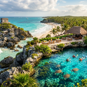 Small Group Tulum, Cenote and Swim With Turtles